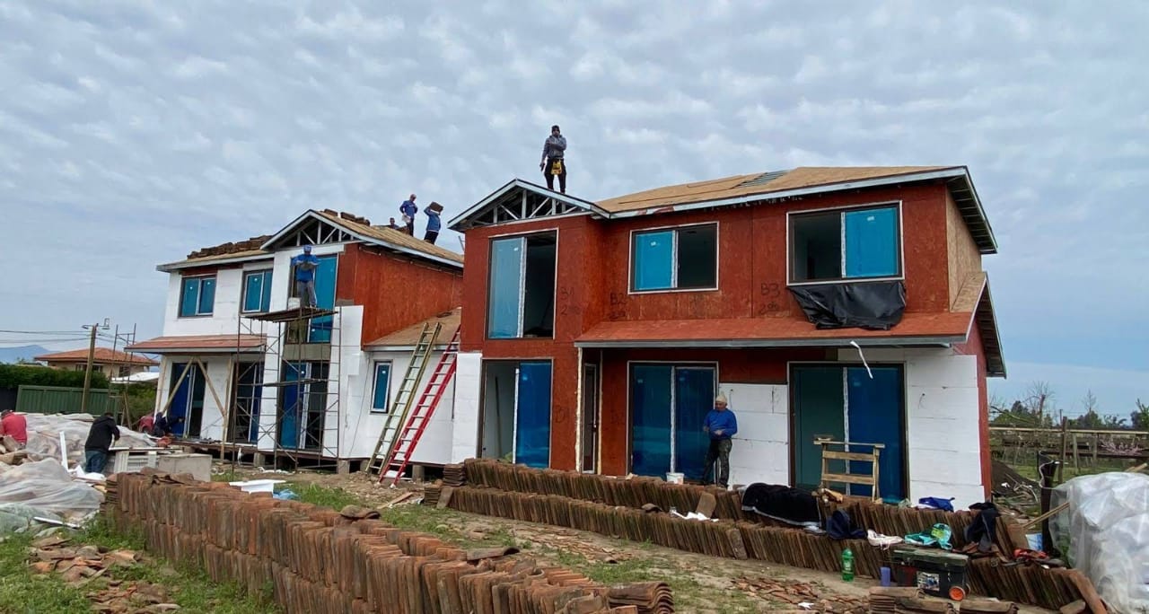 Sistema constructivo con aislación térmica